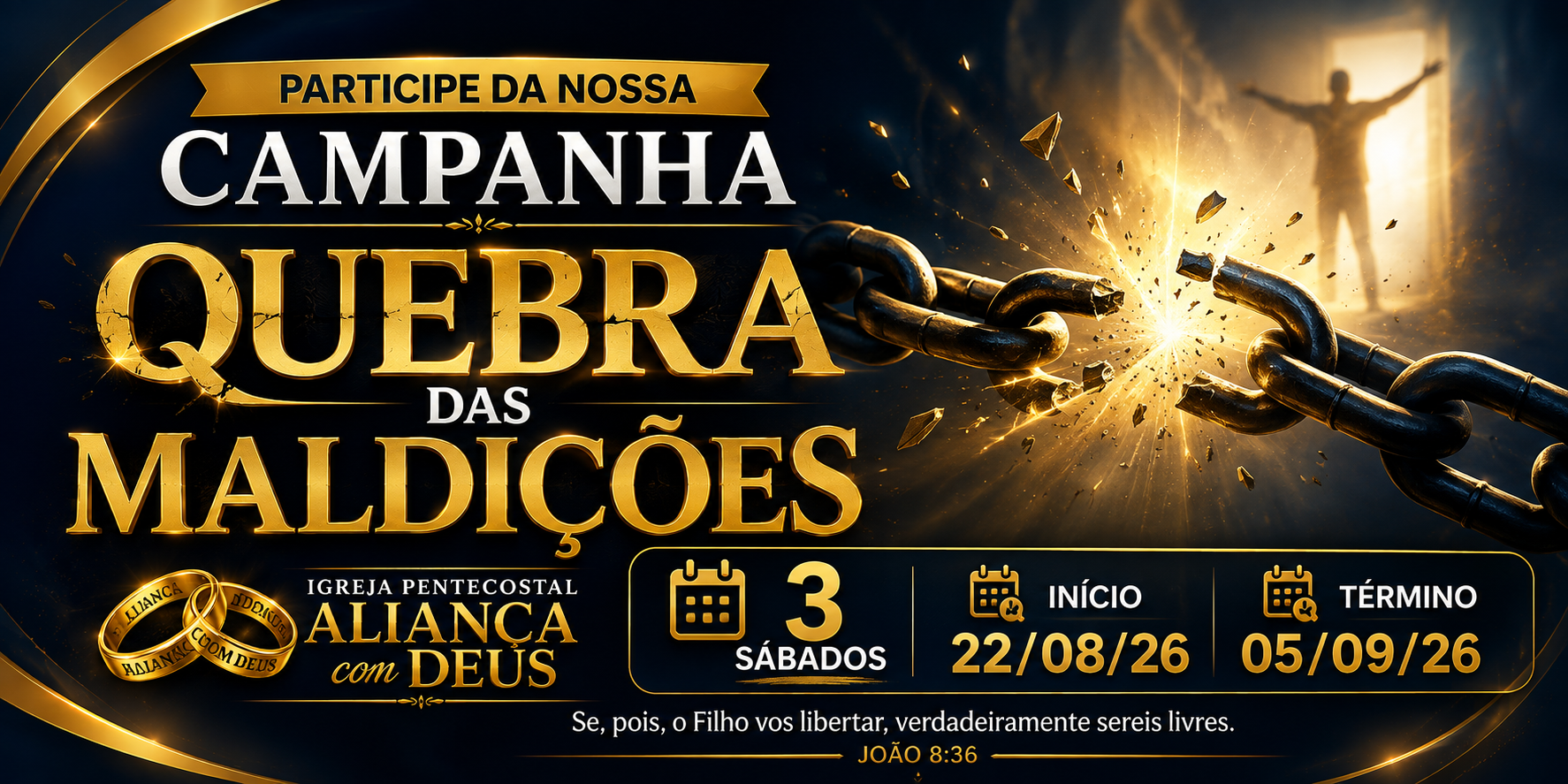 Participe da Nossa Campanha A QUEBRA DAS MALDIÇÕES!!