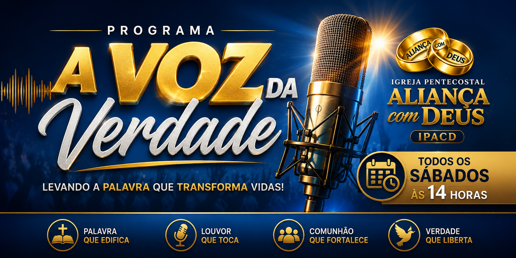 Programa todos os sábados as 14 horas!